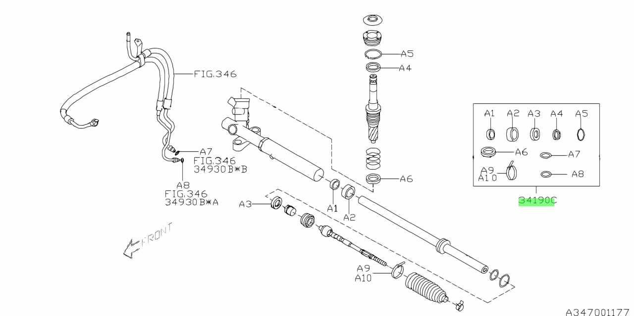 Subaru 34190 ag010