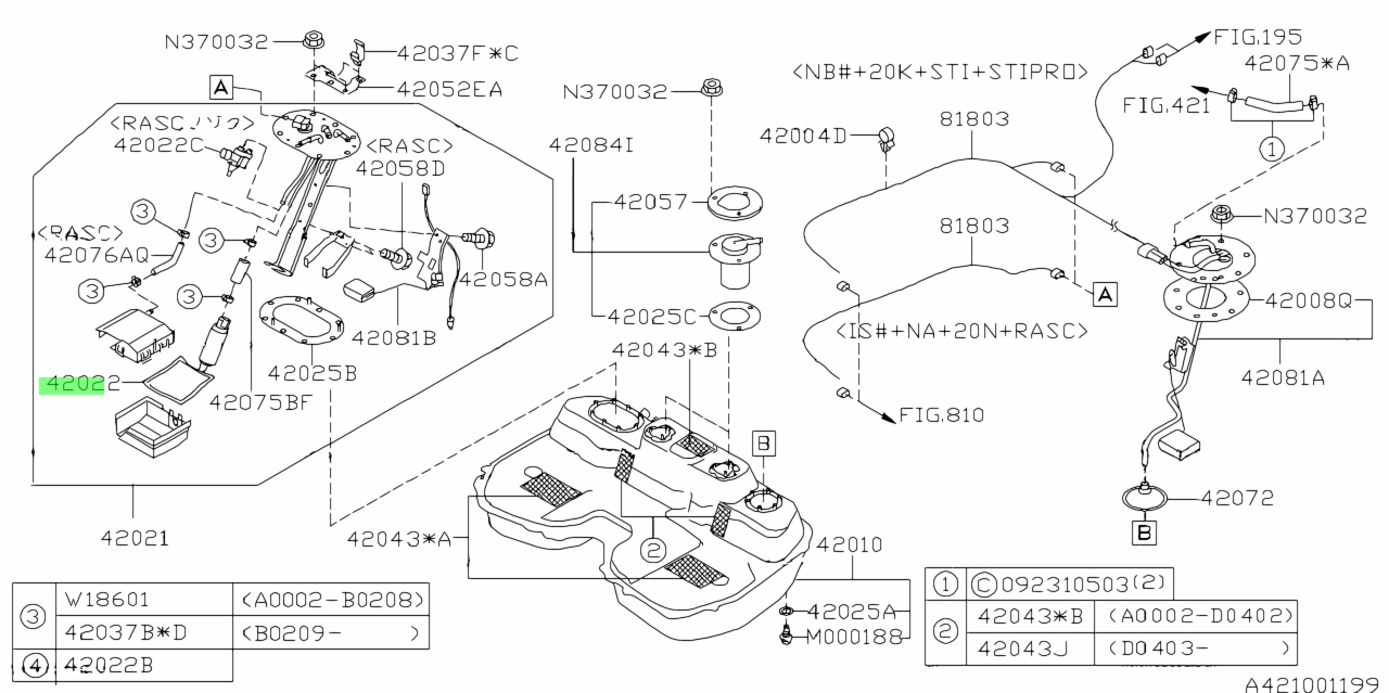 Subaru 42022 ae030