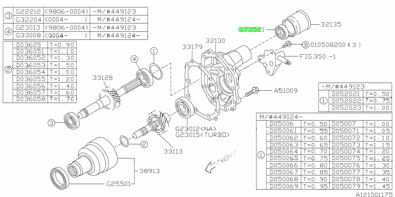 Сальник subaru 806718100