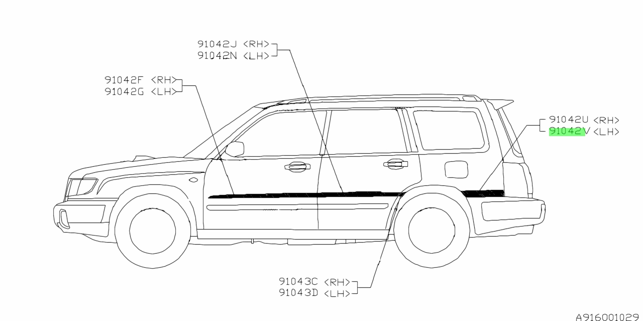 Subaru forester размеры