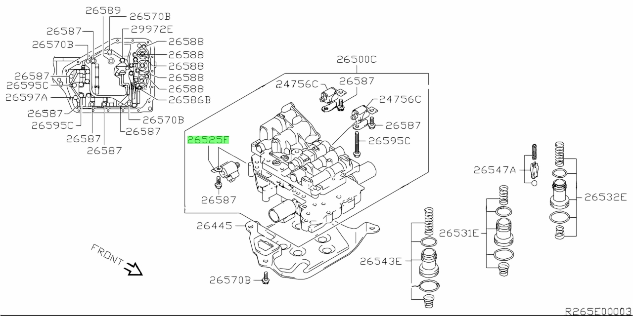 Buy Genuine Suzuki 2652555G10 Solenoid Assy, Timing. Prices, fast