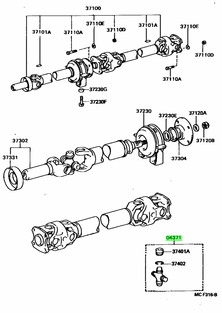 Toyota04371-30021(0437130021)