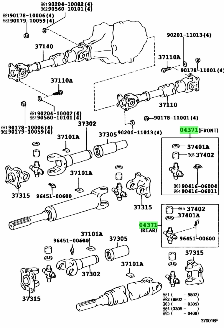 Toyota 04371 35031