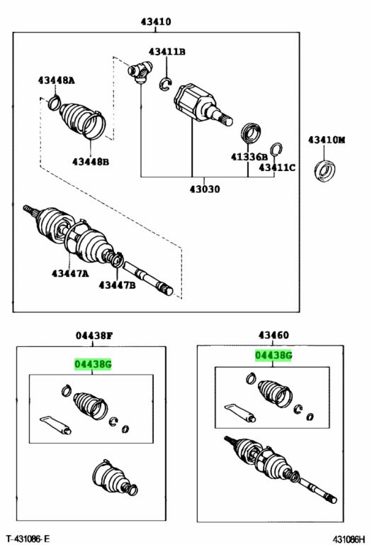 Toyota 04437 60040