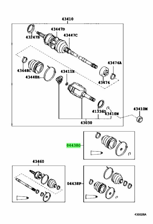 Toyota 04438 42180