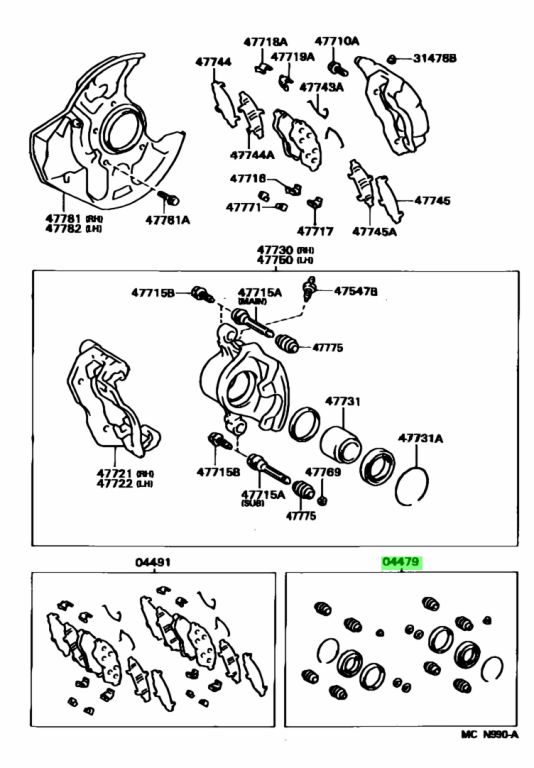 Toyota 04479 02310