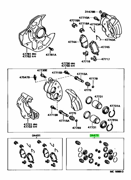 Toyota 04479 02310