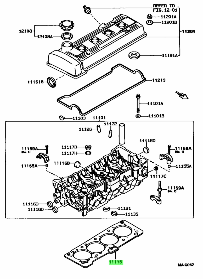 Toyota 11115 16150