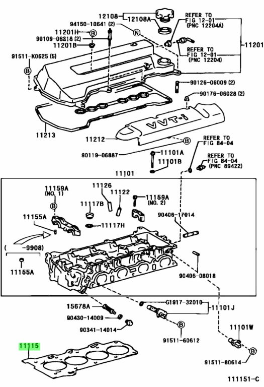 Toyota 11115 22050