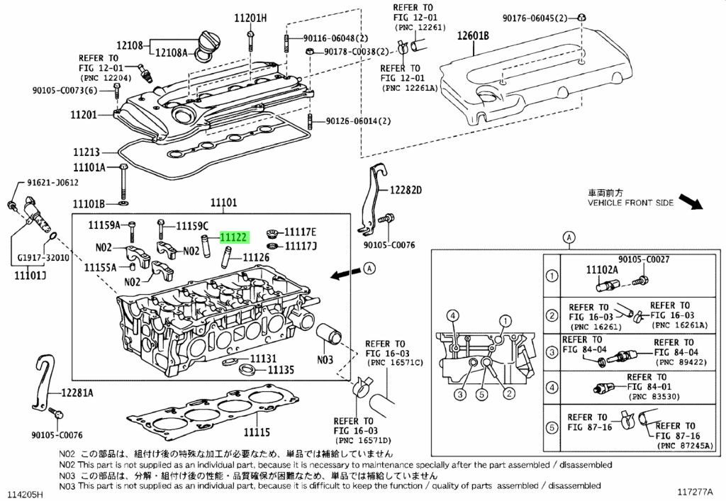 Buy Genuine Toyota 1112228010 (11122-28010) Bush, Intake Valve Guide ...