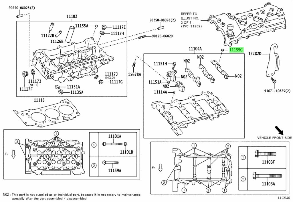 Toyota 11159 31010