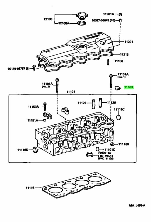 Buy Genuine Toyota 1118354020 (11183-54020) Plug, Semicircular. Prices ...