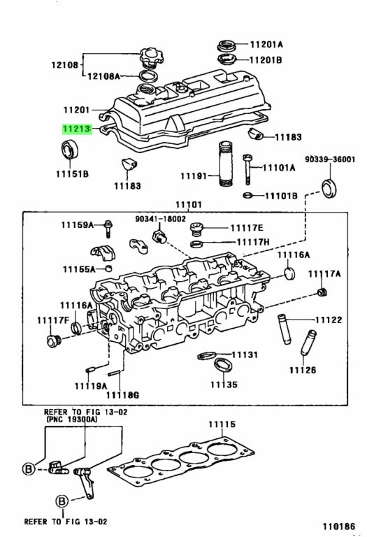 Toyota 11213 20020