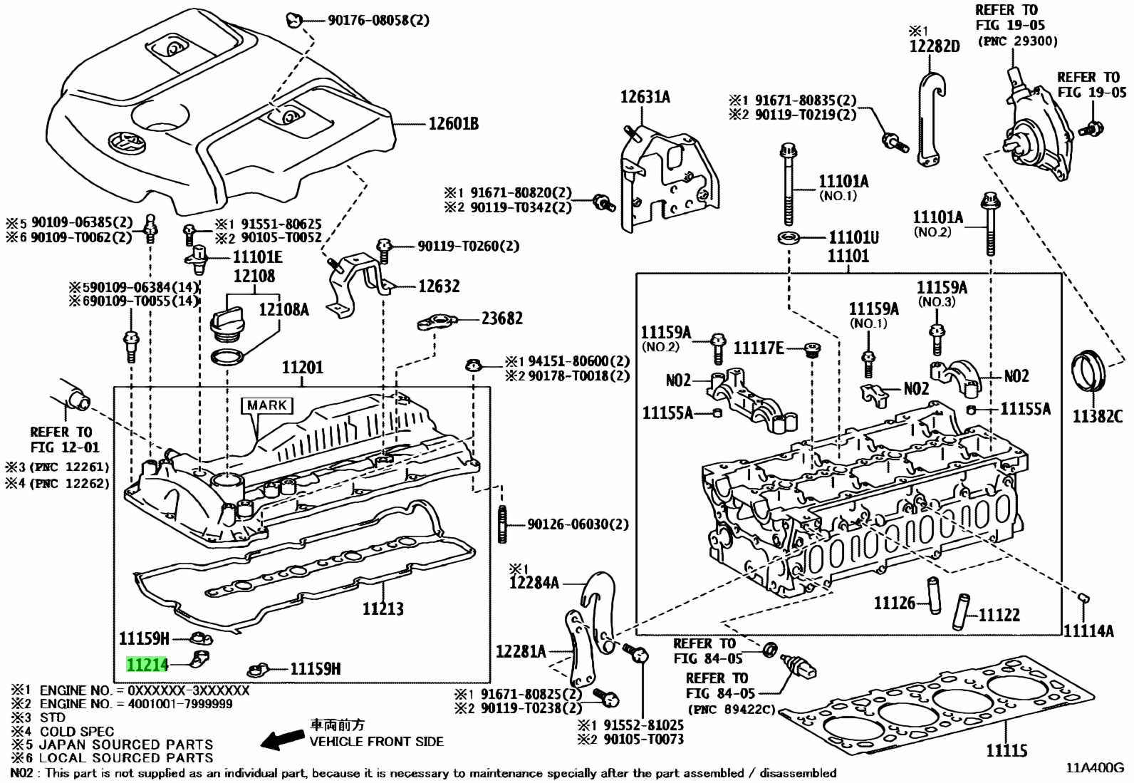 Buy Genuine Toyota 112140e010 (11214-0e010) Gasket, Cylinder Head Cover 