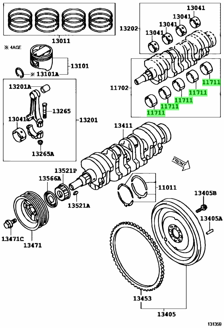 Toyota11701-11011-01(117011101101)