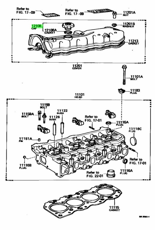 Крышка бачка омывателя toyota