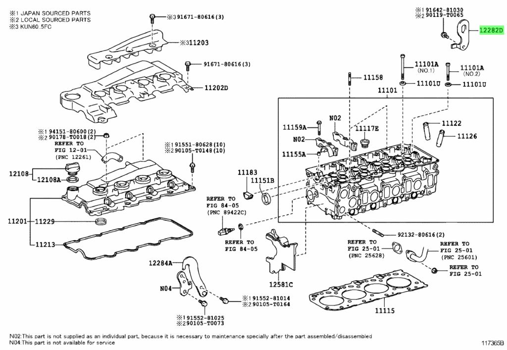 Buy Genuine Toyota 1228267030 (12282-67030) Hanger, Engine, No.2 ...