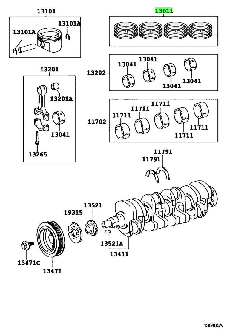 Buy Genuine Toyota 1301122221 13011 22221 Ring Set Piston Prices buy-genuine-toyota-1301122221-13011-22221-ring-set-piston-prices