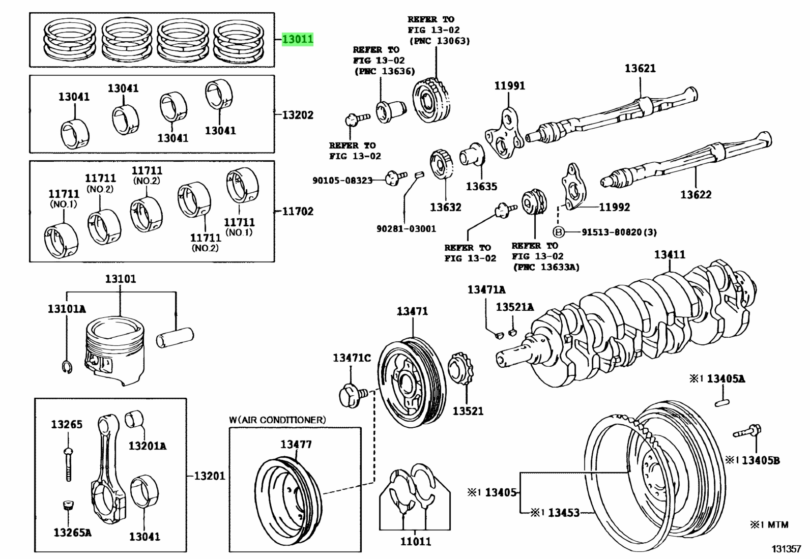 Toyota 1301162130 13011 62130 Toyota Land toyota-1301162130-13011-62130-toyota-land