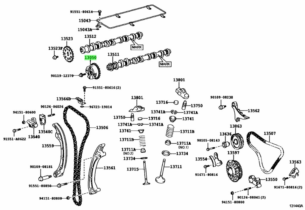 Buy Genuine Toyota 1305031030 (13050-31030) Gear Assy, Camshaft