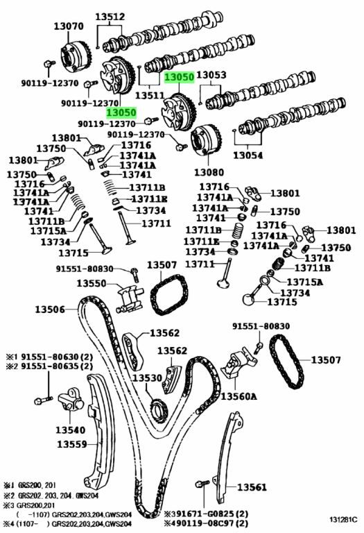 Муфта vvt i toyota