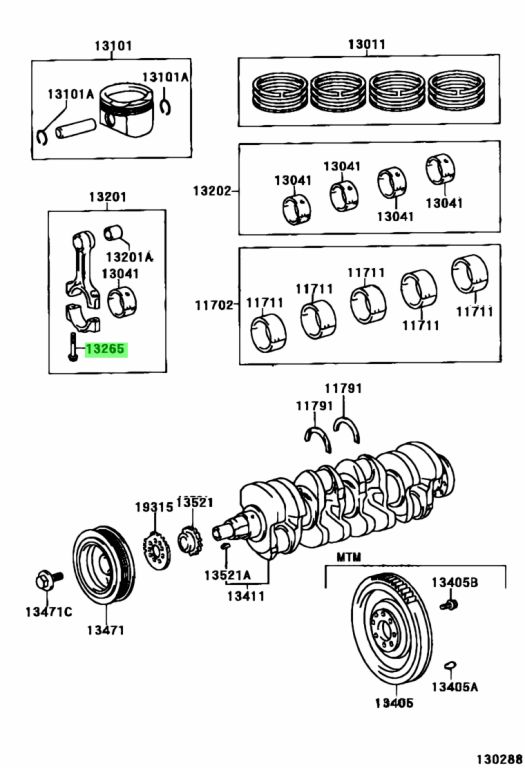 Toyota 13265 62030