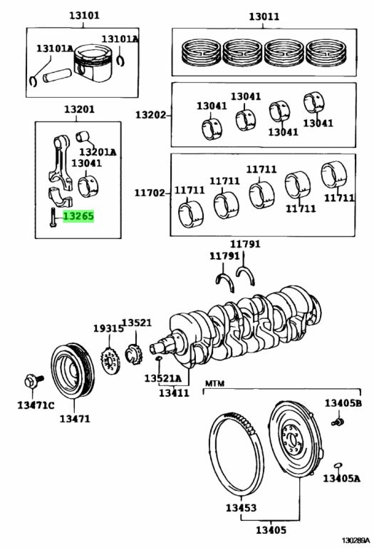 Toyota 13265 62030