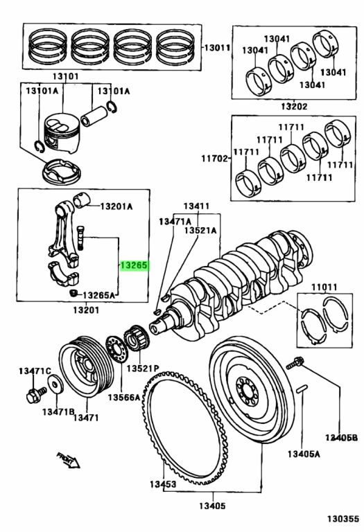 Toyota 13265 62030