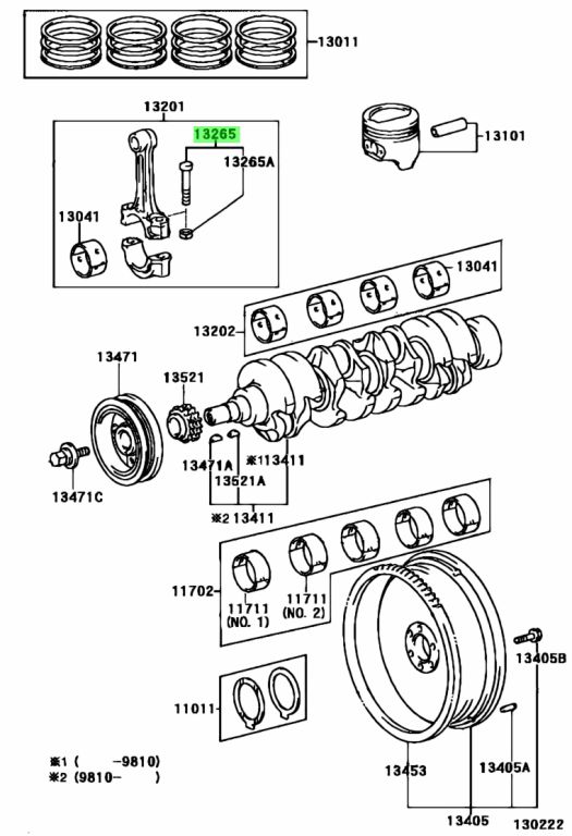 Toyota 13265 62030