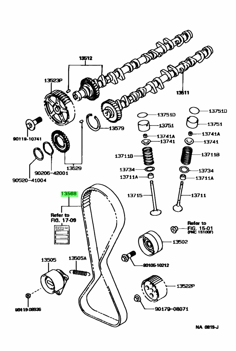 Toyota13568-74012(1356874012)