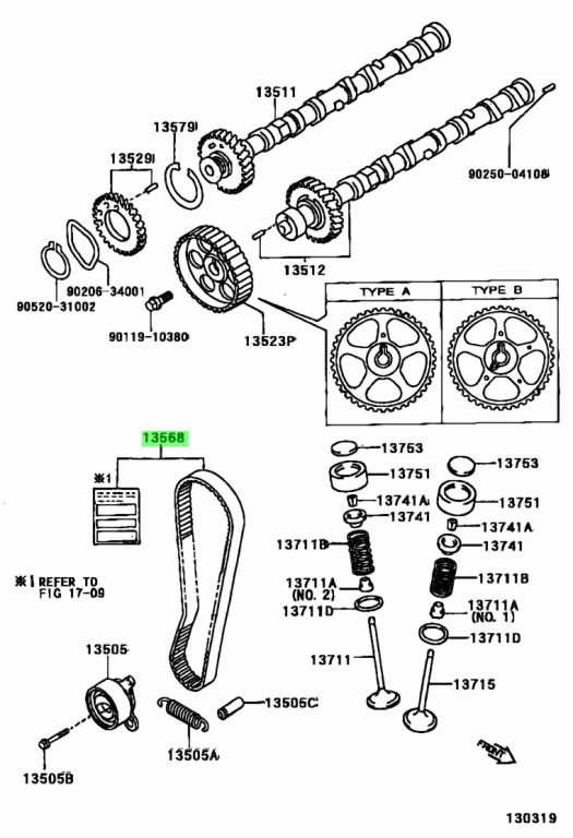 Toyota 13568 79225