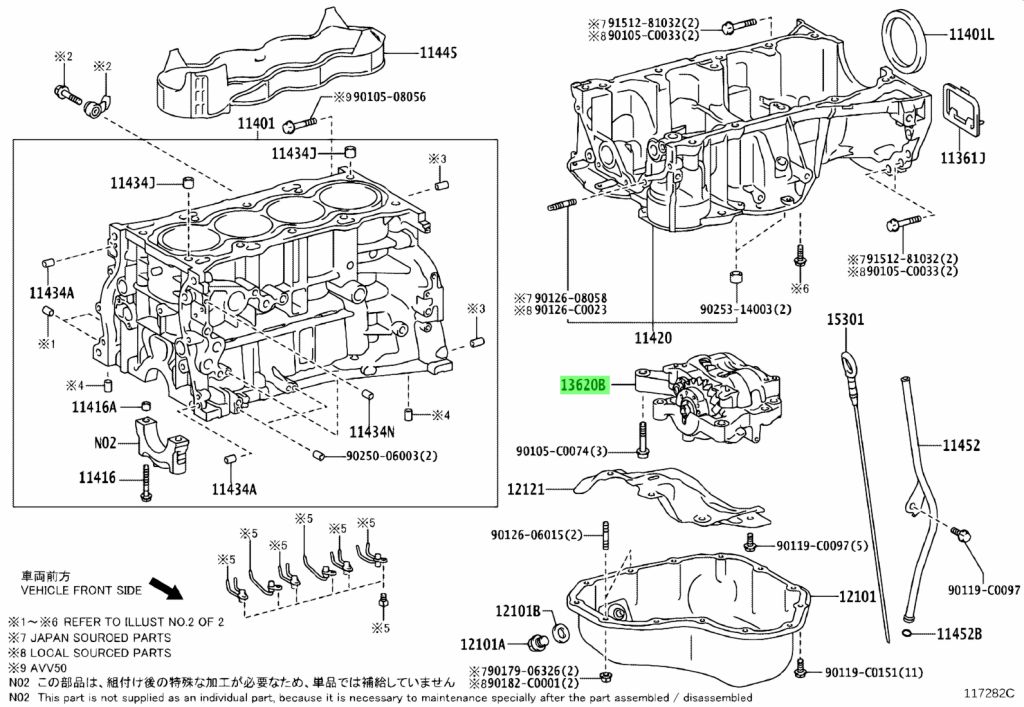 Toyota 13620 36011