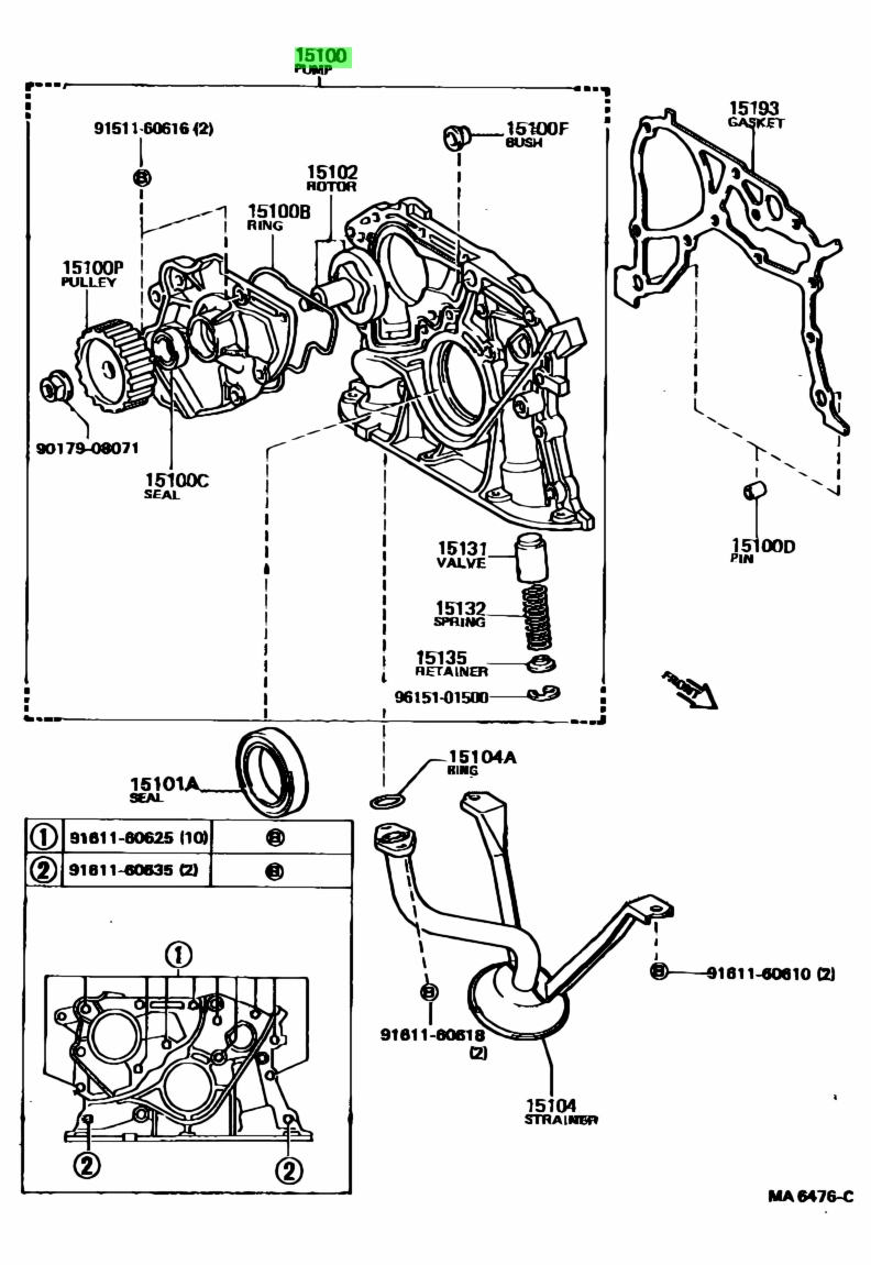 Toyota 11321 64021