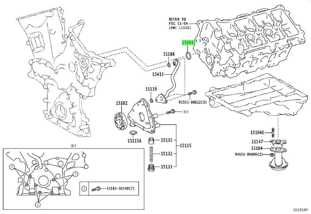 Buy Genuine Toyota 1519331010 (15193-31010) Gasket, Oil Pump. Prices, fast  shipping, photos, weight - Amayama