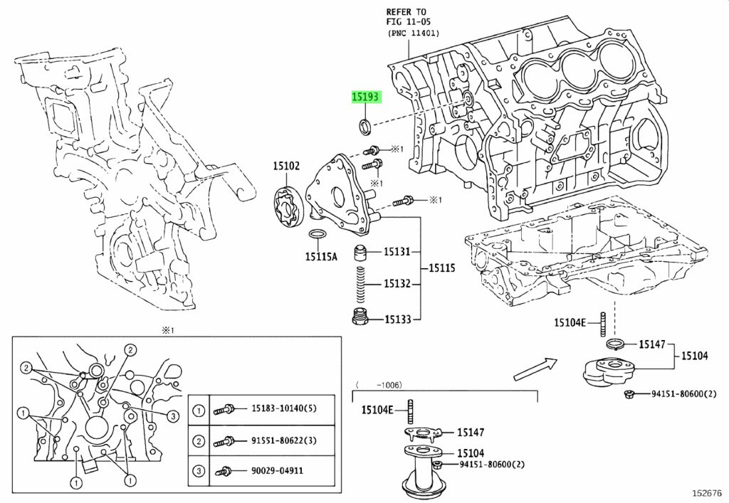 Buy Genuine Toyota 1519331010 (15193-31010) Gasket, Oil Pump. Prices, fast  shipping, photos, weight - Amayama