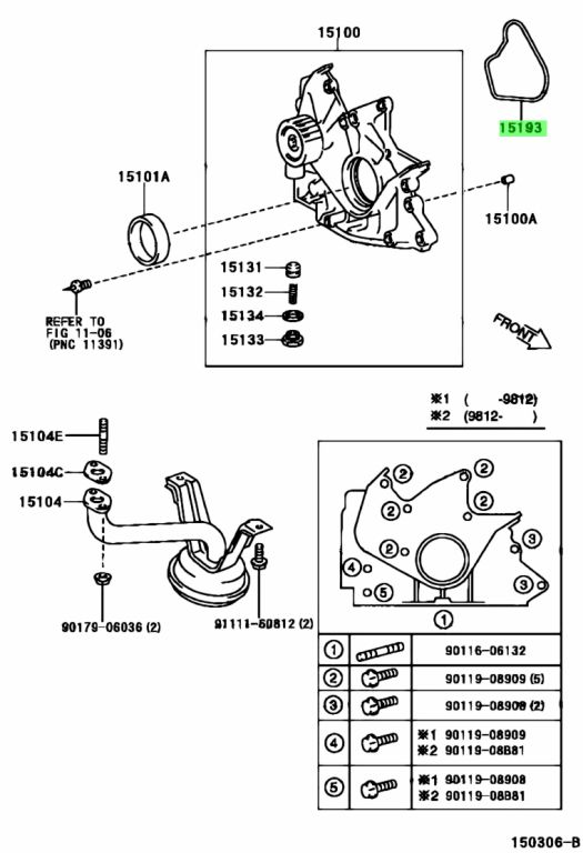 Toyota 16030 распиновка