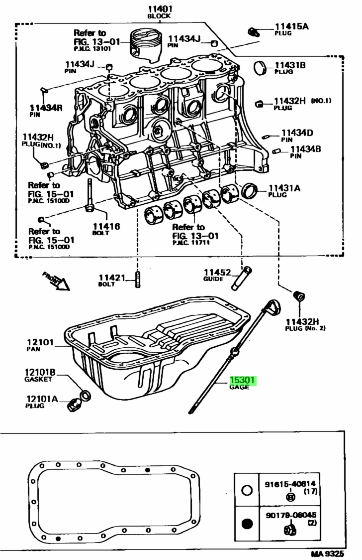 Buy Genuine Toyota 1530188362 (15301-88362) Gage Sub-Assy, Oil Level ...