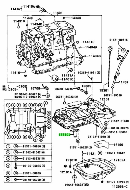 Buy Genuine Toyota 1531027020 (15310-27020) Regulator Assy, Oil. Prices ...