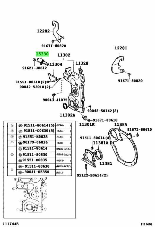 Buy Genuine Toyota 1533097402 (15330-97402) Valve Assy, Cam Timing