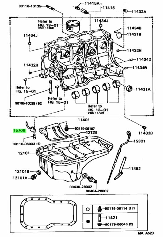 Toyota 15790 88401