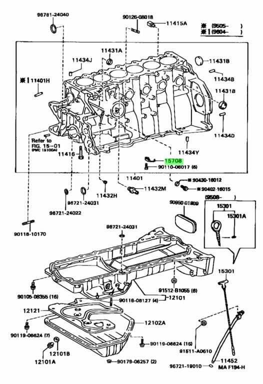 Buy Genuine Toyota 1579088401 (15790-88401) Nozzle Sub-Assy, Oil, No.1 ...