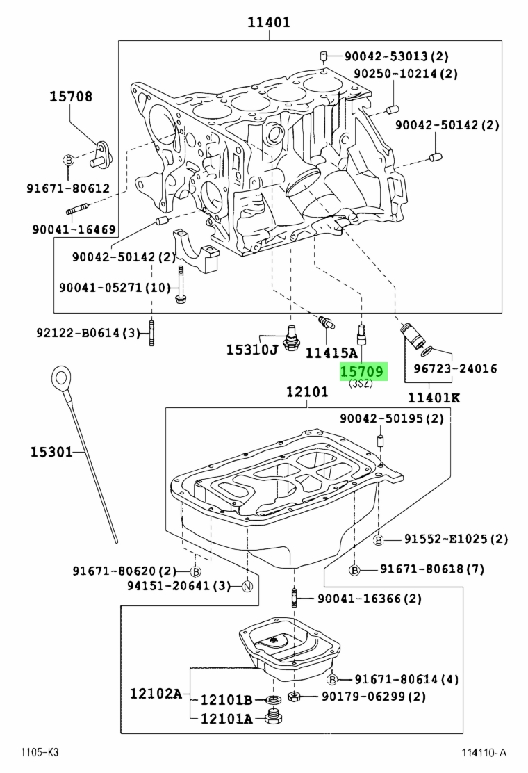 Toyota 15790 88401