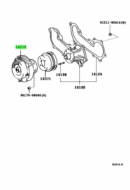 Toyota 16210 75060