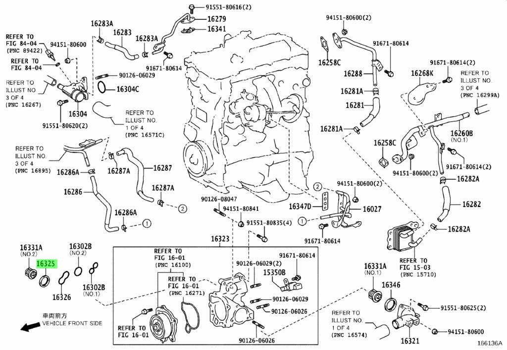 Toyota 16325 15020