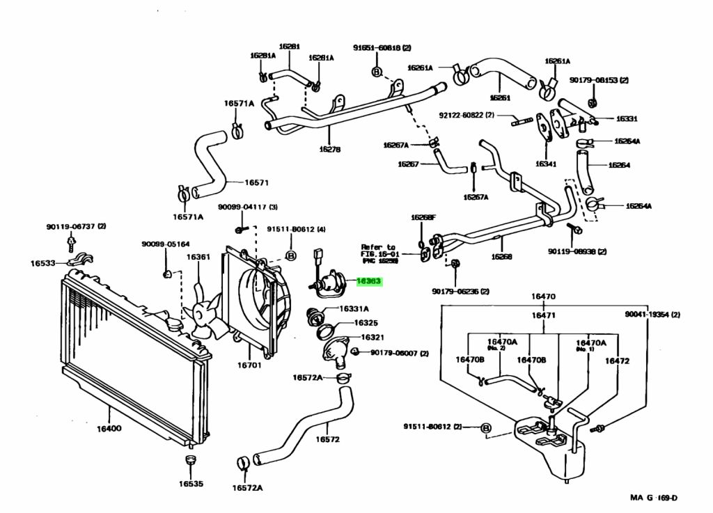 Buy Genuine Toyota 1636315120 (16363-15120) Motor. Prices, fast ...