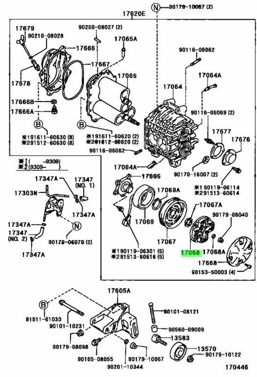 Buy Genuine Toyota 1706816020 (17068-16020) Hub Sub-Assy, Clutch 