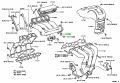 Genuine Toyota 1713888460 - STAY, INTAKE PIPE