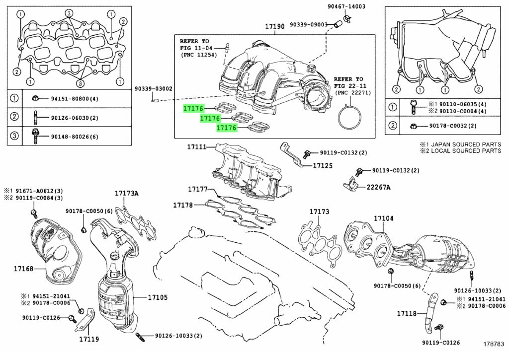 Toyota 17176 31090