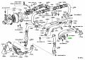 Genuine Toyota 1736888340 - SUPPORT, AIR TUBE