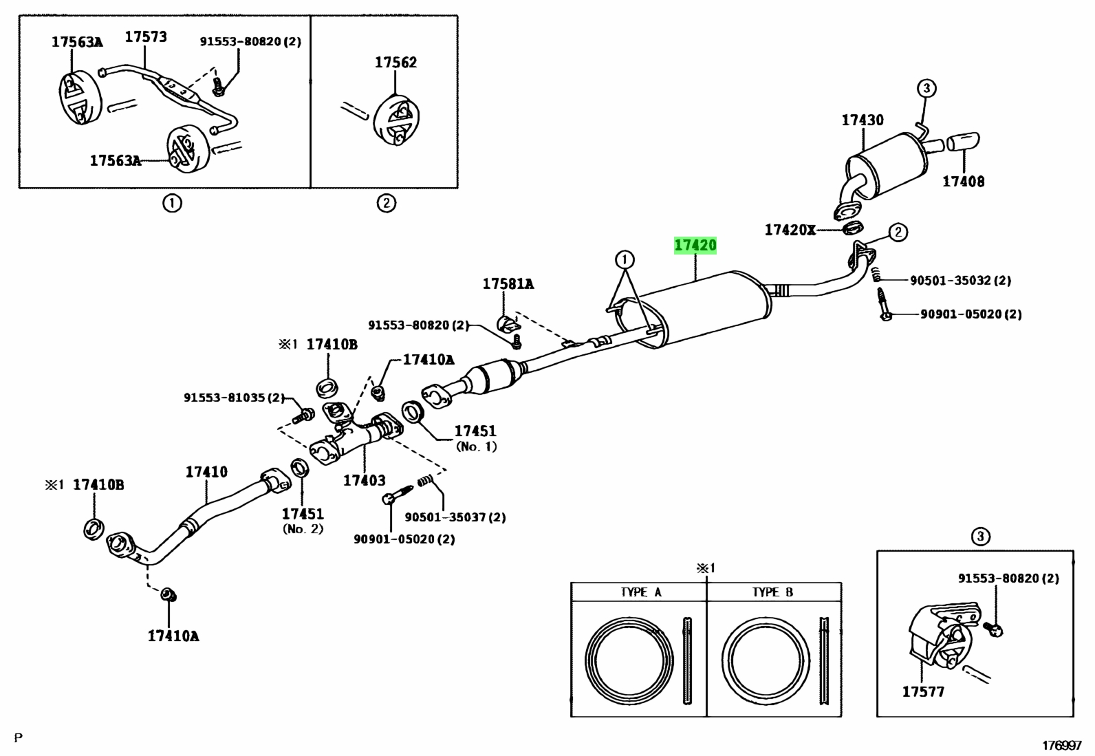 buy-genuine-toyota-1742020400-17420-20400-pipe-assy-exhaust-center